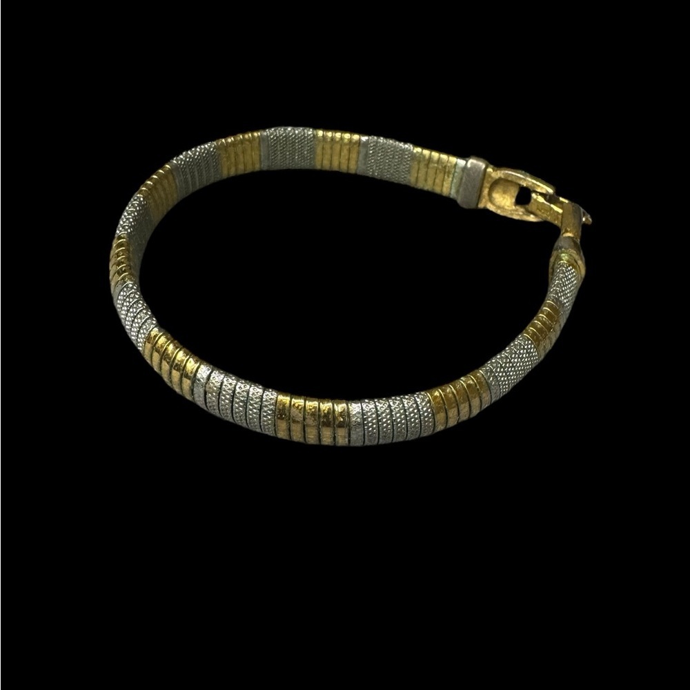 Givenchy Vintage Gold Tone and Silver Tone Bracelet - Picture 2 of 4